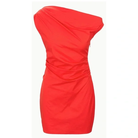 STAUD | Dresses | Staud Phare Mini Dress Cayenne | Poshmark